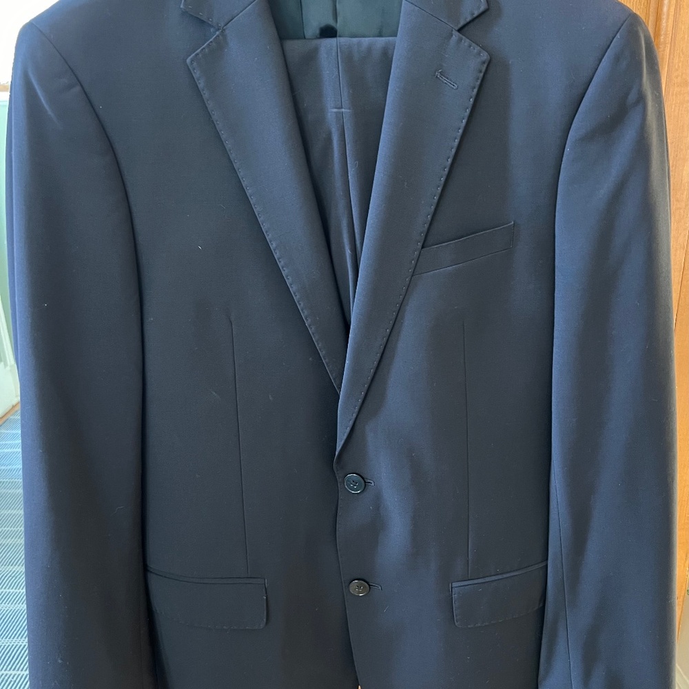 Men’s black Calvin Klein suit